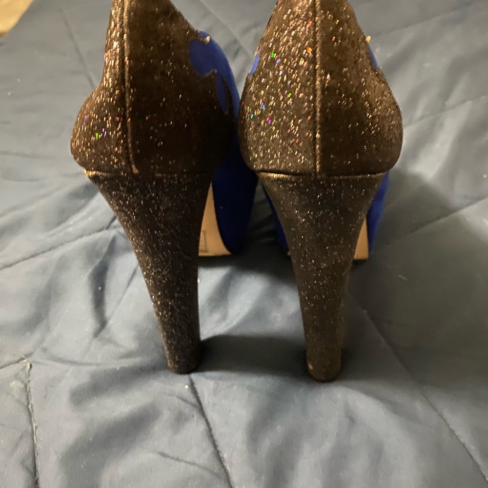 Blue suede shoes